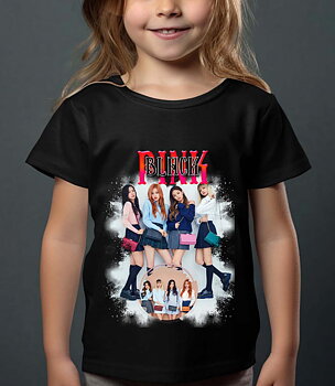 BlackPink Barn T-shirt - Bags - Svart - 100% Bomull