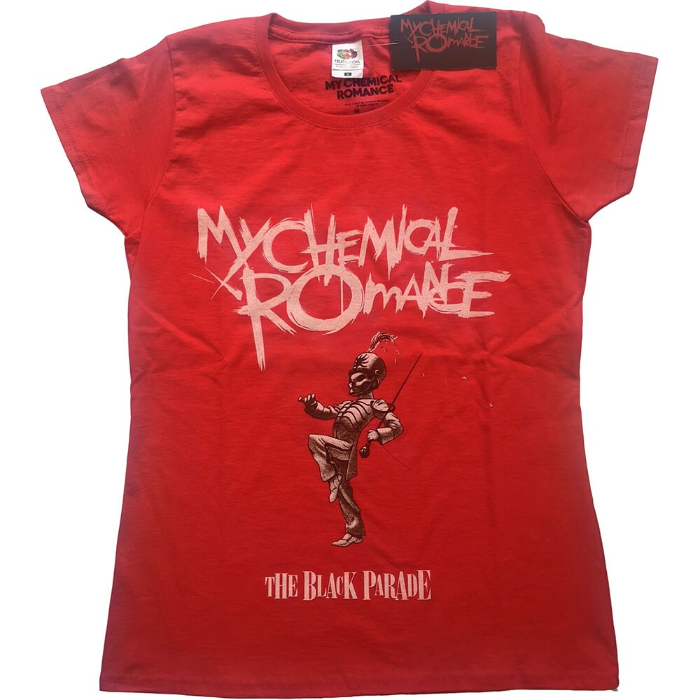 My Chemical Romance Ladies T-Shirt: The Black Parade Cover (X-Large)
