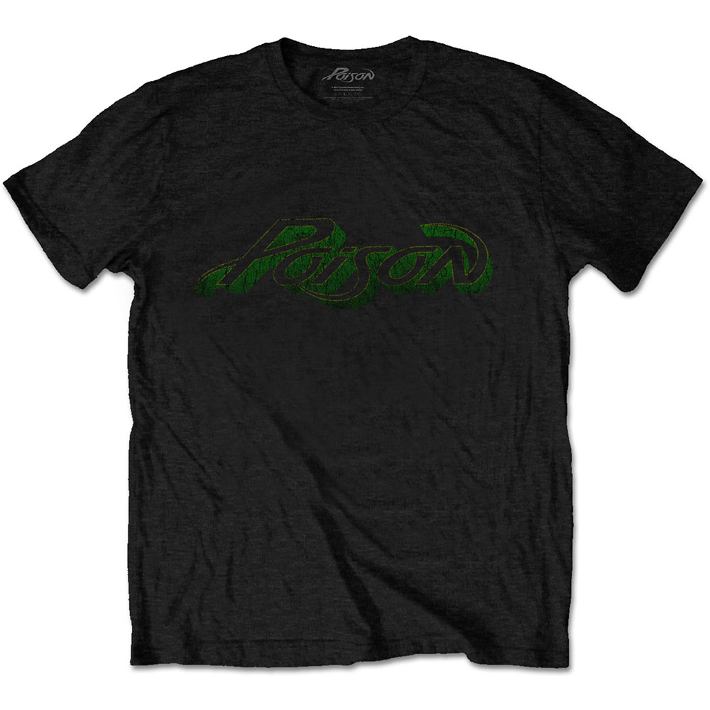 Poison Unisex T-Shirt: Vintage Logo (Small) - 2