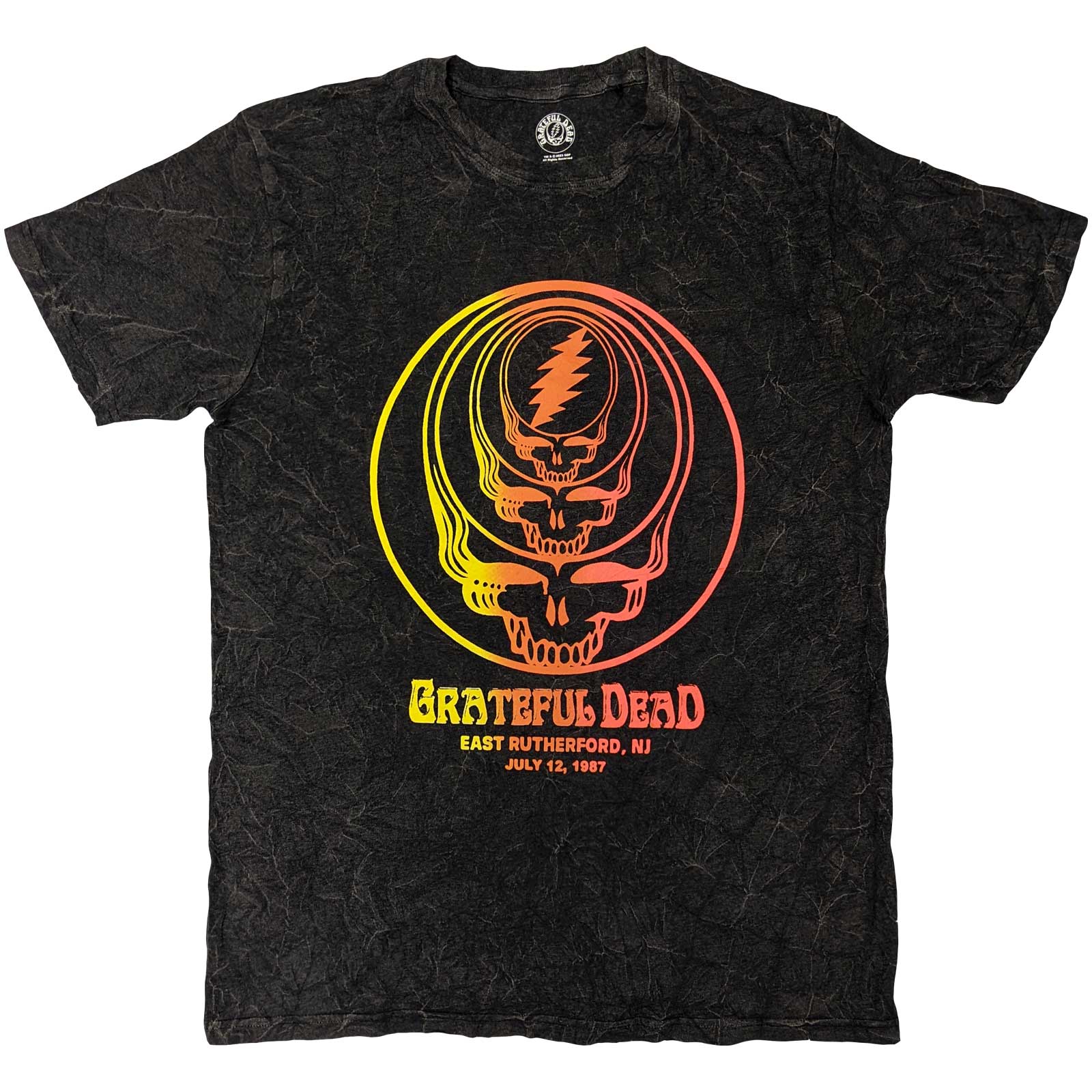 Grateful Dead Unisex T-Shirt: Concentric Skulls (Wash Collection) (XX-Large)