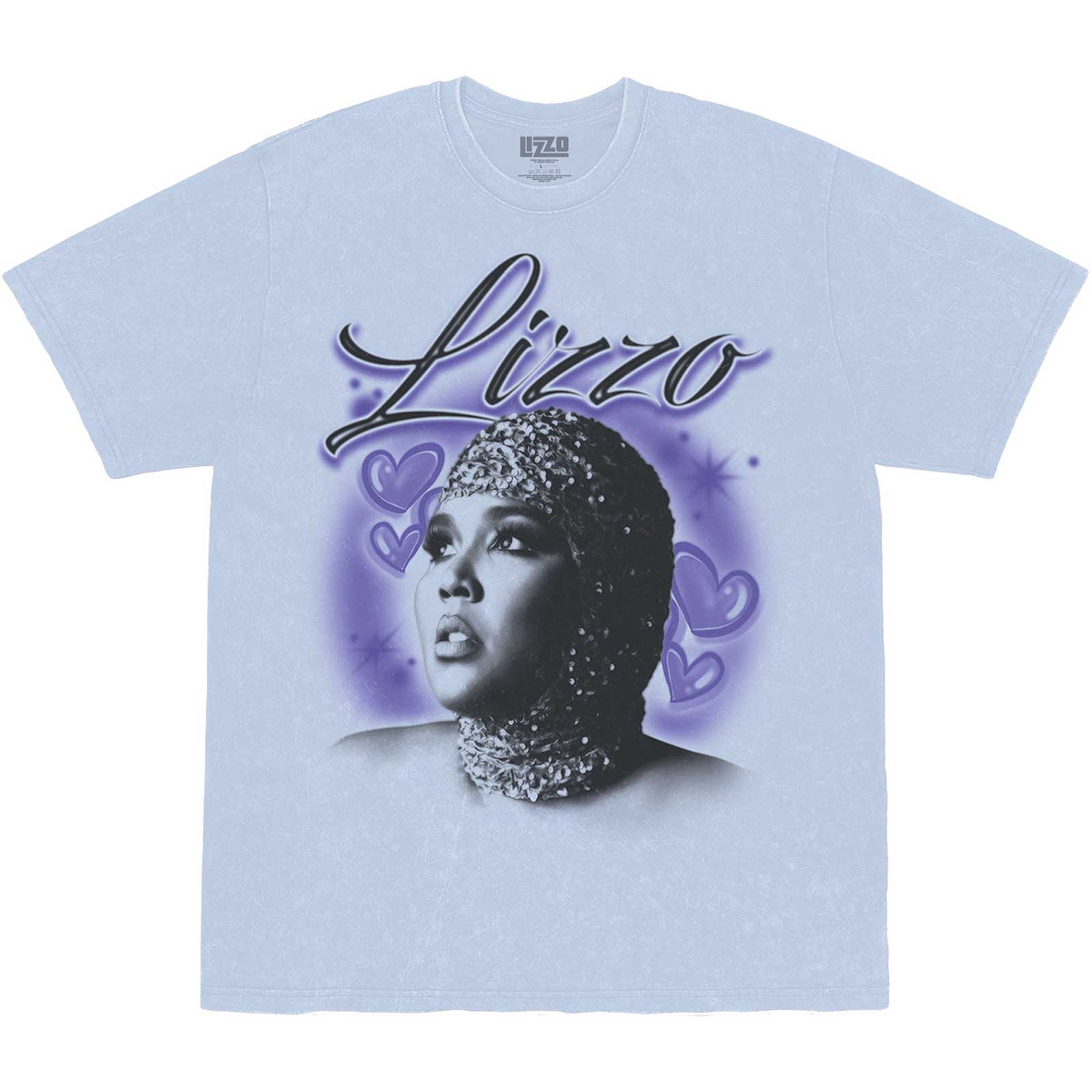Lizzo Unisex T-Shirt: Special Hearts Airbrush (XX-Large)