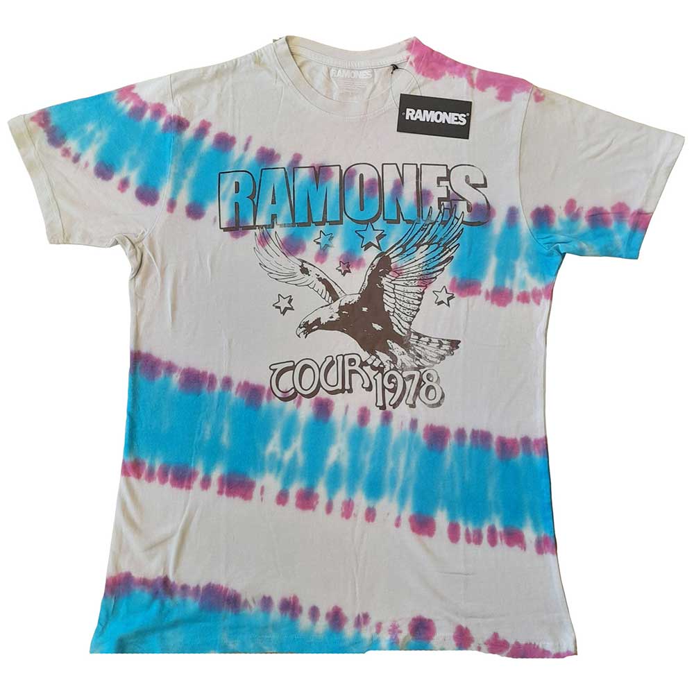 Ramones Unisex T-Shirt: Eagle (Wash Collection) (Small)