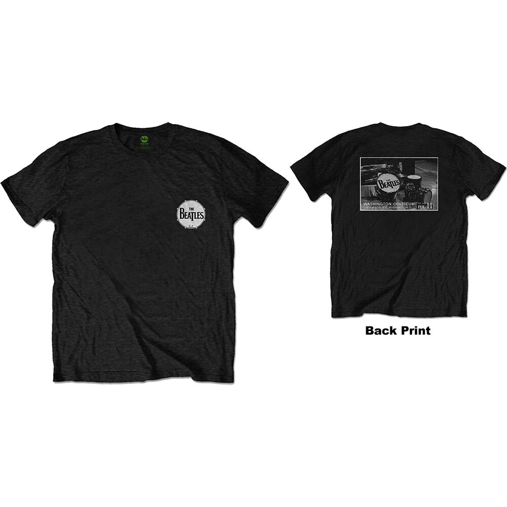 The Beatles Unisex T-Shirt: Washington Coliseum (Back Print) (X-Large)