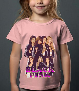 BlackPink Barn T-shirt - Tracksuits - Rosa - 100% Bomull