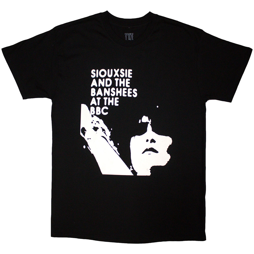 Siouxsie & The Banshees Unisex T-Shirt: At The BBC (Black) (Large)