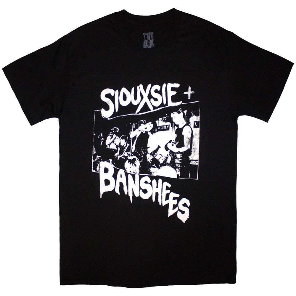 Siouxsie & The Banshees Unisex T-Shirt: Live! (Black) (Large)