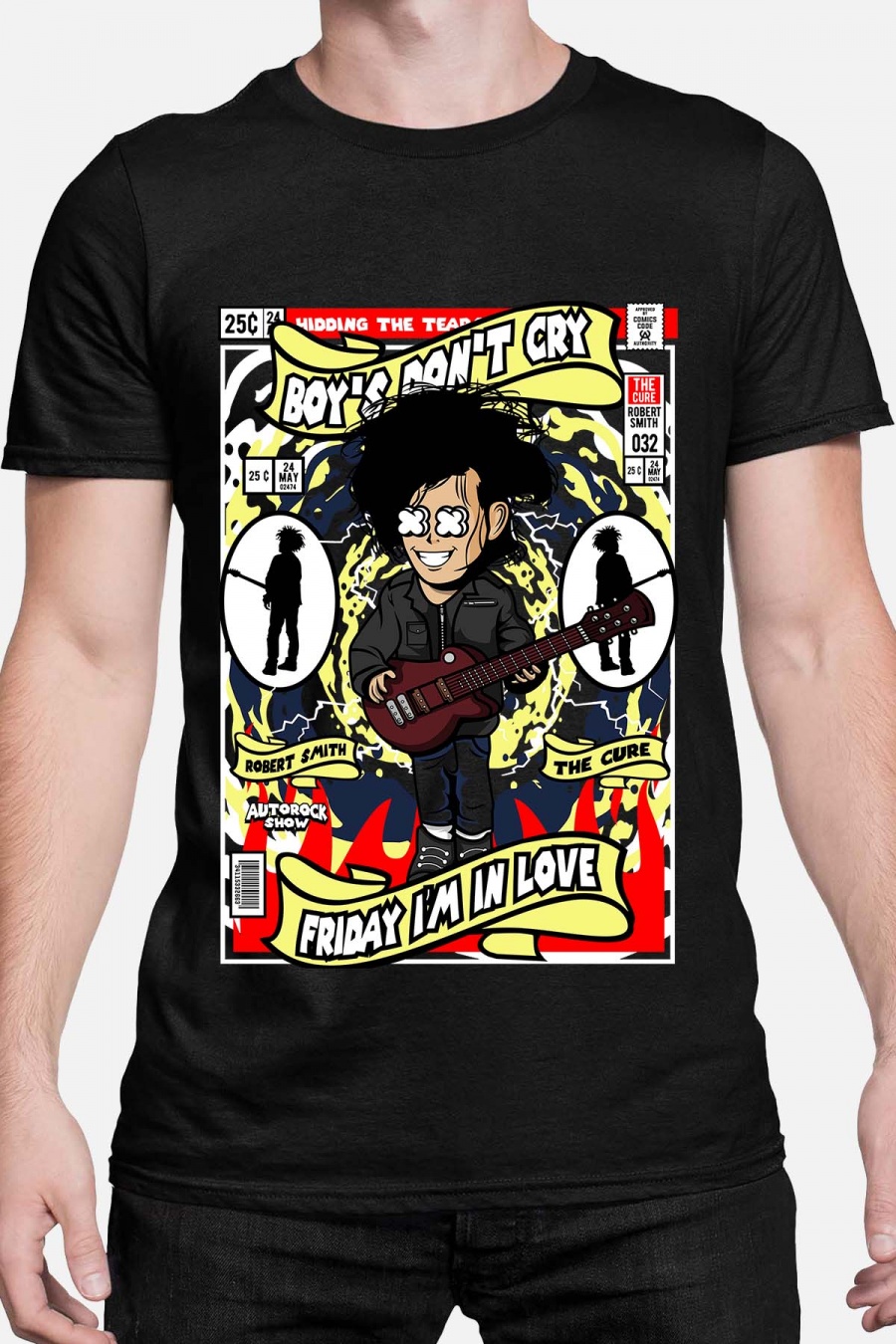 The Cure unisex t-shirt: "Funko" - finns i flera färger - storlek XS-XXL