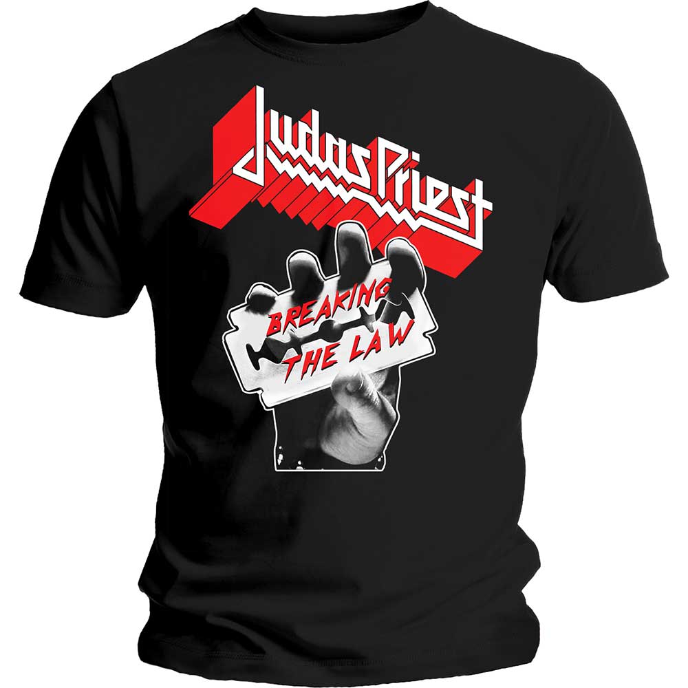 Judas Priest Unisex T-Shirt: Breaking The Law (Small) - 2