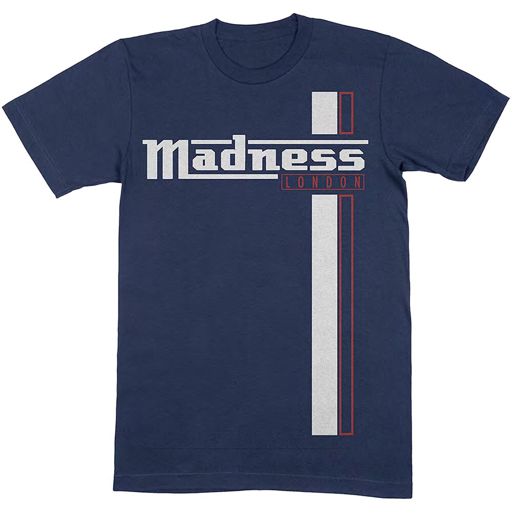 Madness Unisex T-Shirt: Stripes (Large)