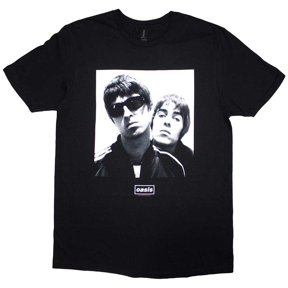 Oasis Unisex T-Shirt: Noel & Liam Square Photo (Small)