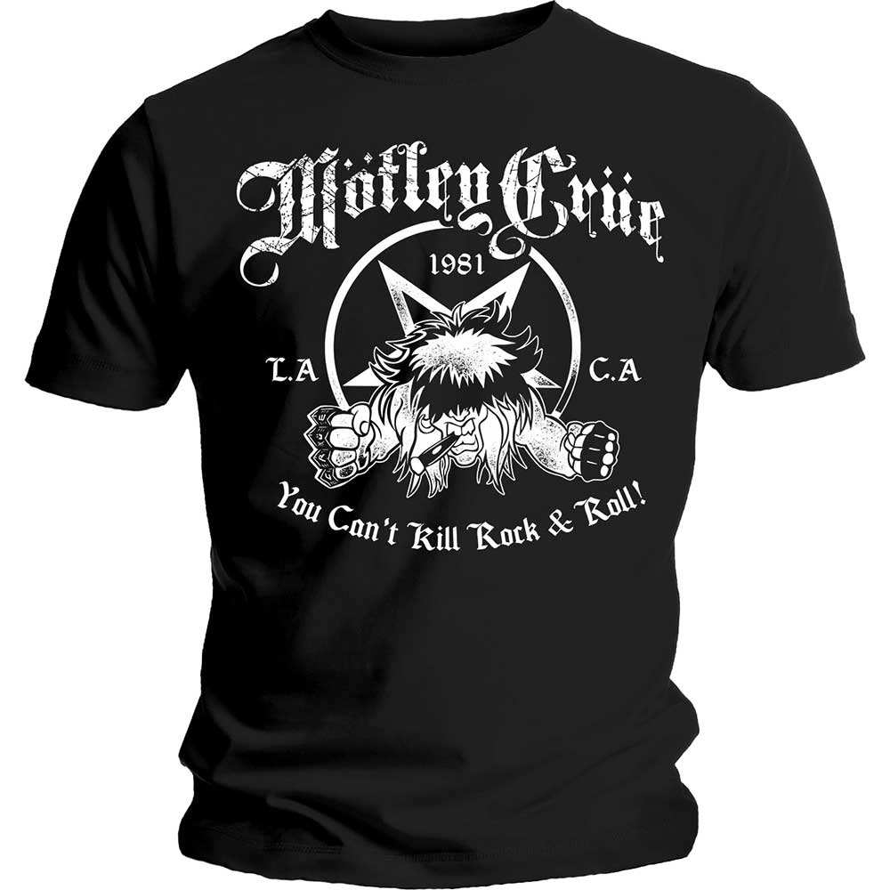 Motley Crue Unisex T-Shirt: You Can't Kill Rock & Roll (Small) - 2