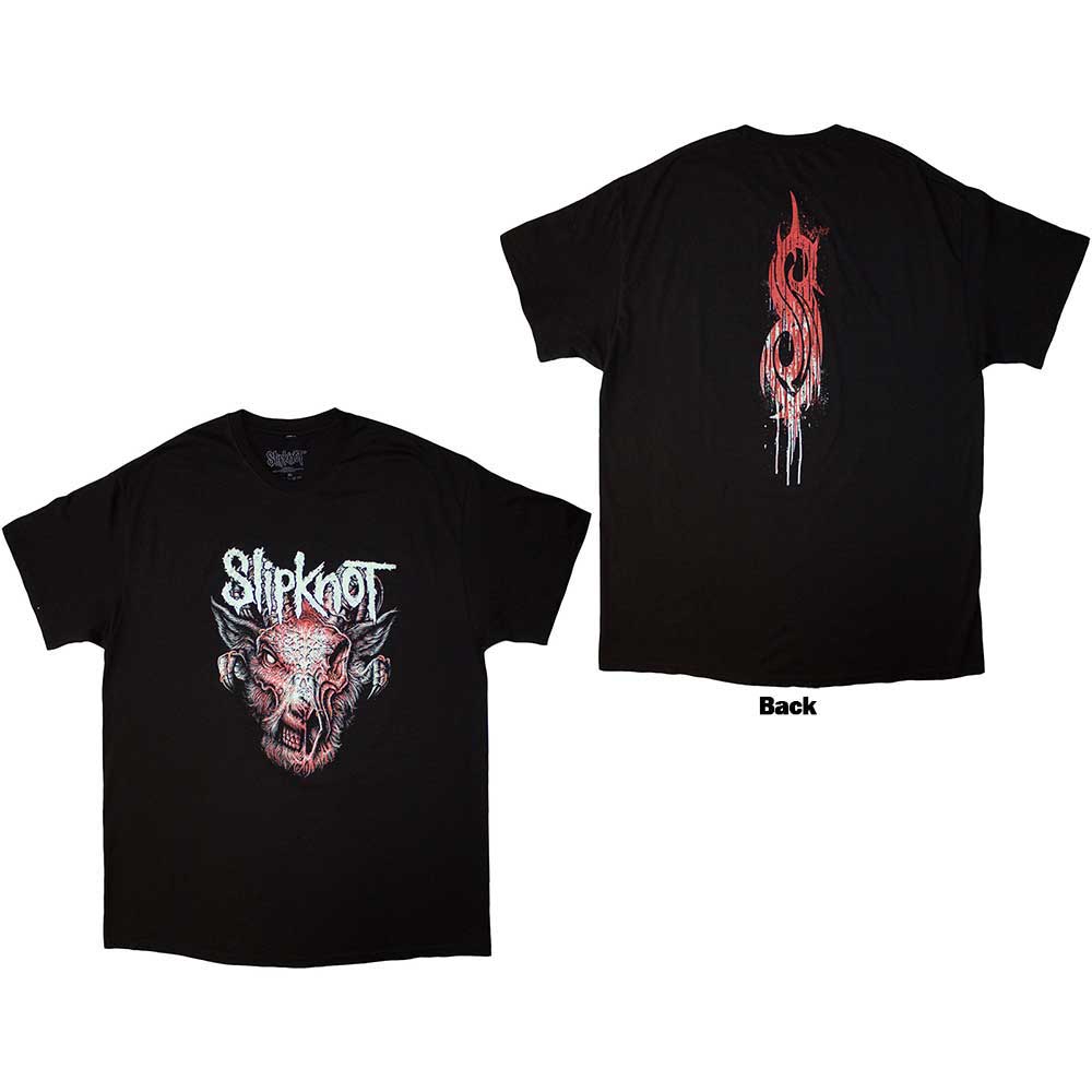 Slipknot Unisex T-Shirt: Infected Goat (Back Print) (Medium)