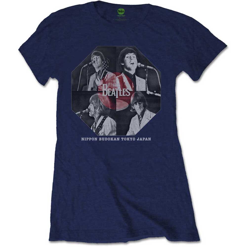 The Beatles Ladies T-Shirt: Budokan Octagon (Small)
