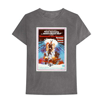James Bond 007 Unisex T-Shirt: Diamonds Are Forever (Medium)