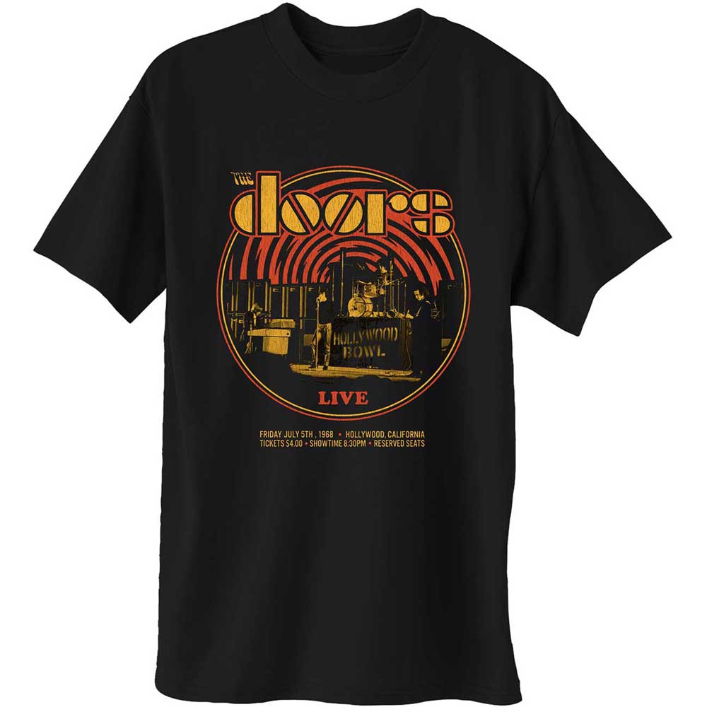 The Doors Unisex T-Shirt: 68 Retro Circle (Small)