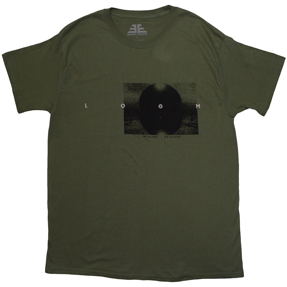 Imagine Dragons Unisex T-Shirt: Loom Dark Circle (Green) (Large)