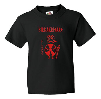 Barn t-shirt: Birkakrigare - Floke - Viking Art Kollektion (12-13 år)