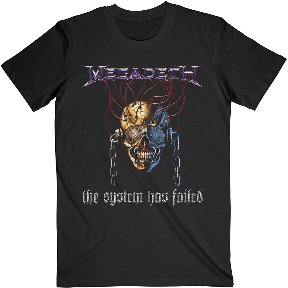 Megadeth Unisex T-Shirt: Systems Fail (X-Large)
