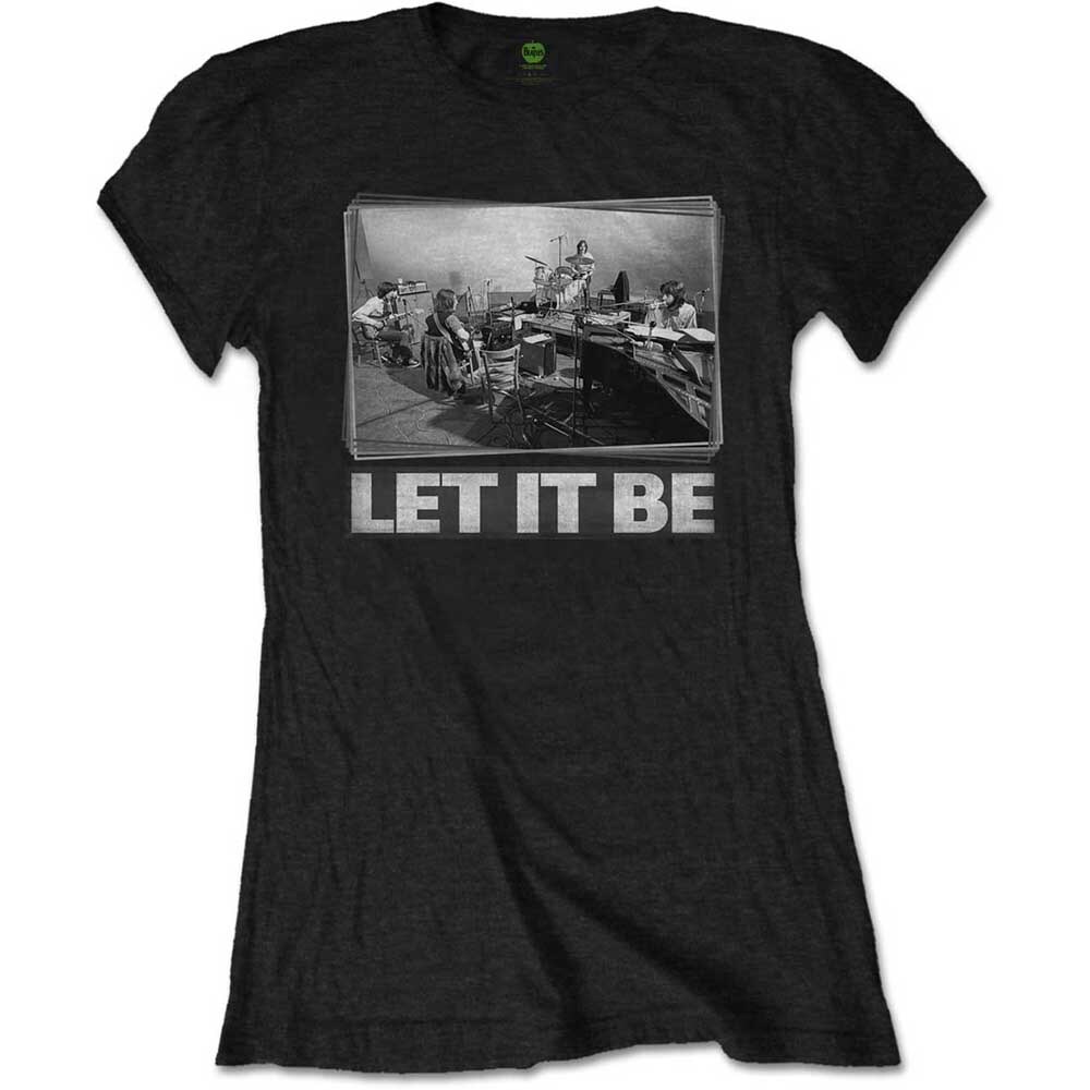 The Beatles Ladies T-Shirt: Let It Be Studio (Medium)