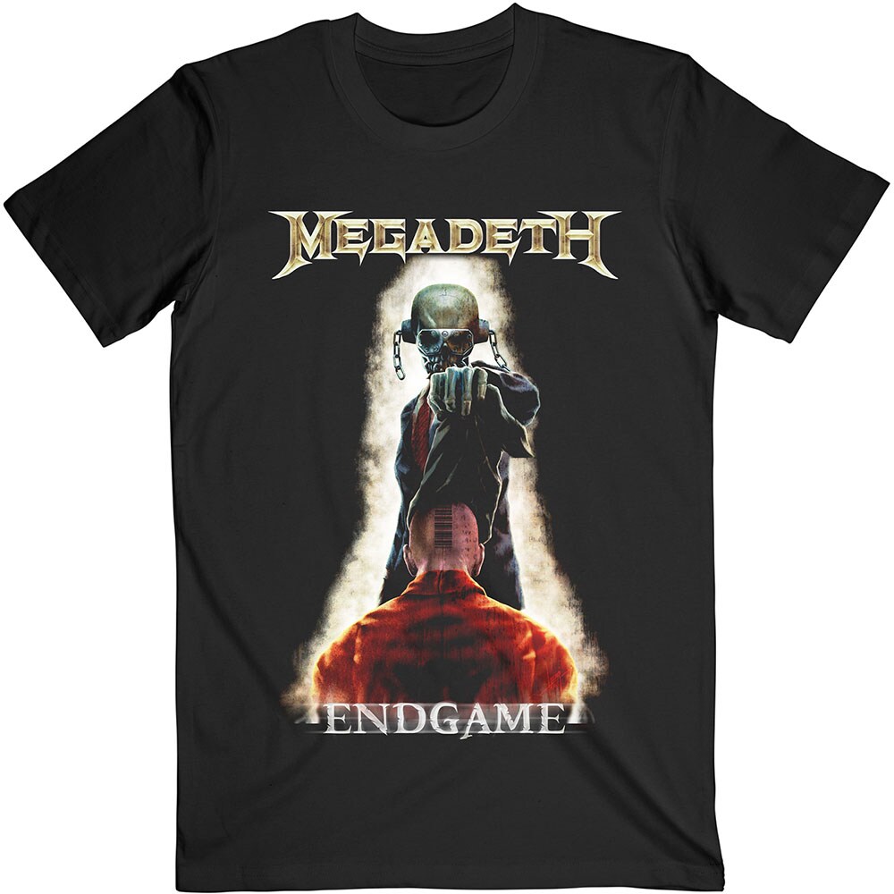 Megadeth Unisex T-Shirt: Vic Removing Hood (X-Large)