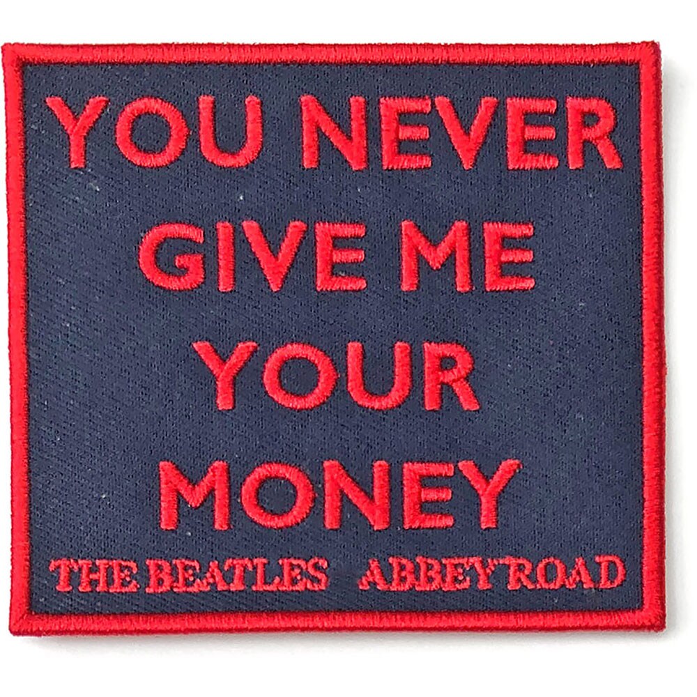 The Beatles Standard Patch: Your Never Give Me Your Money (Song Title/Loose)