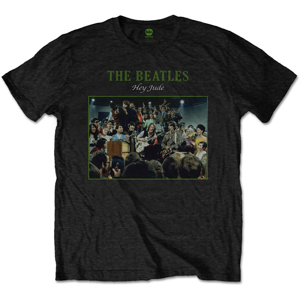 The Beatles Unisex T-Shirt: Hey Jude Live (Medium)