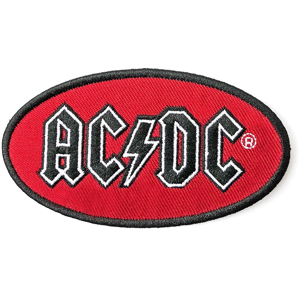 AC/DC Standard Patch: Oval Logo
