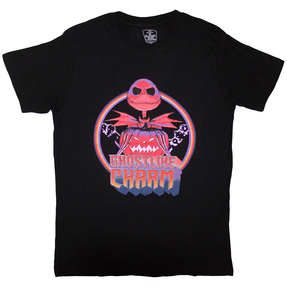 The Nightmare Before Christmas Unisex T-Shirt: Ghostlike Charm (X-Large)