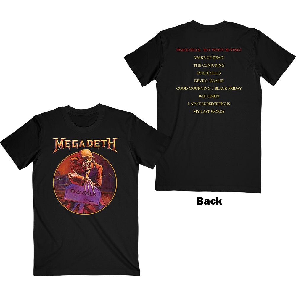 Megadeth Unisex T-Shirt: Peace Sells 