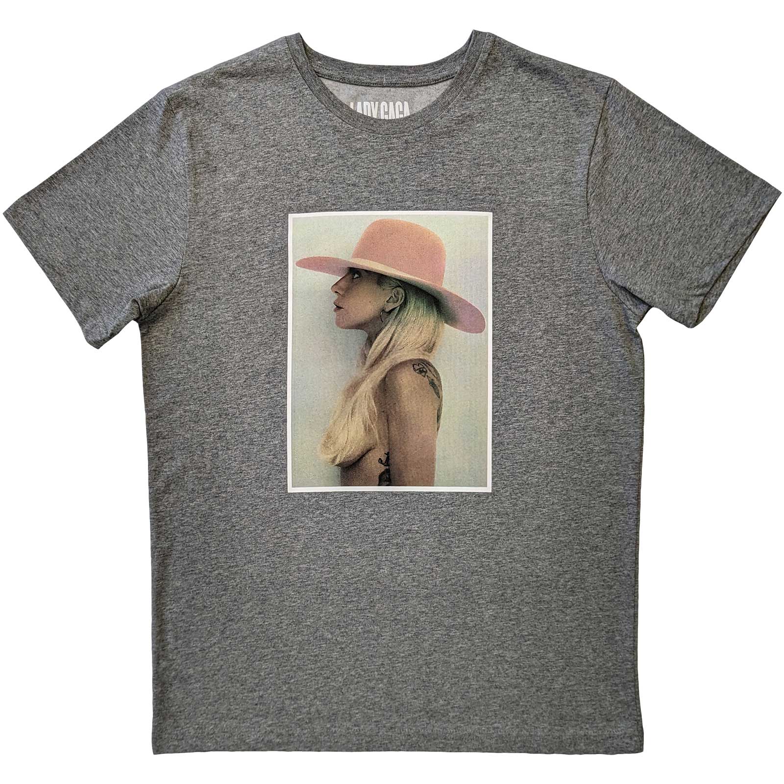 Lady Gaga Unisex T-Shirt: Pink Hat (XX-Large)