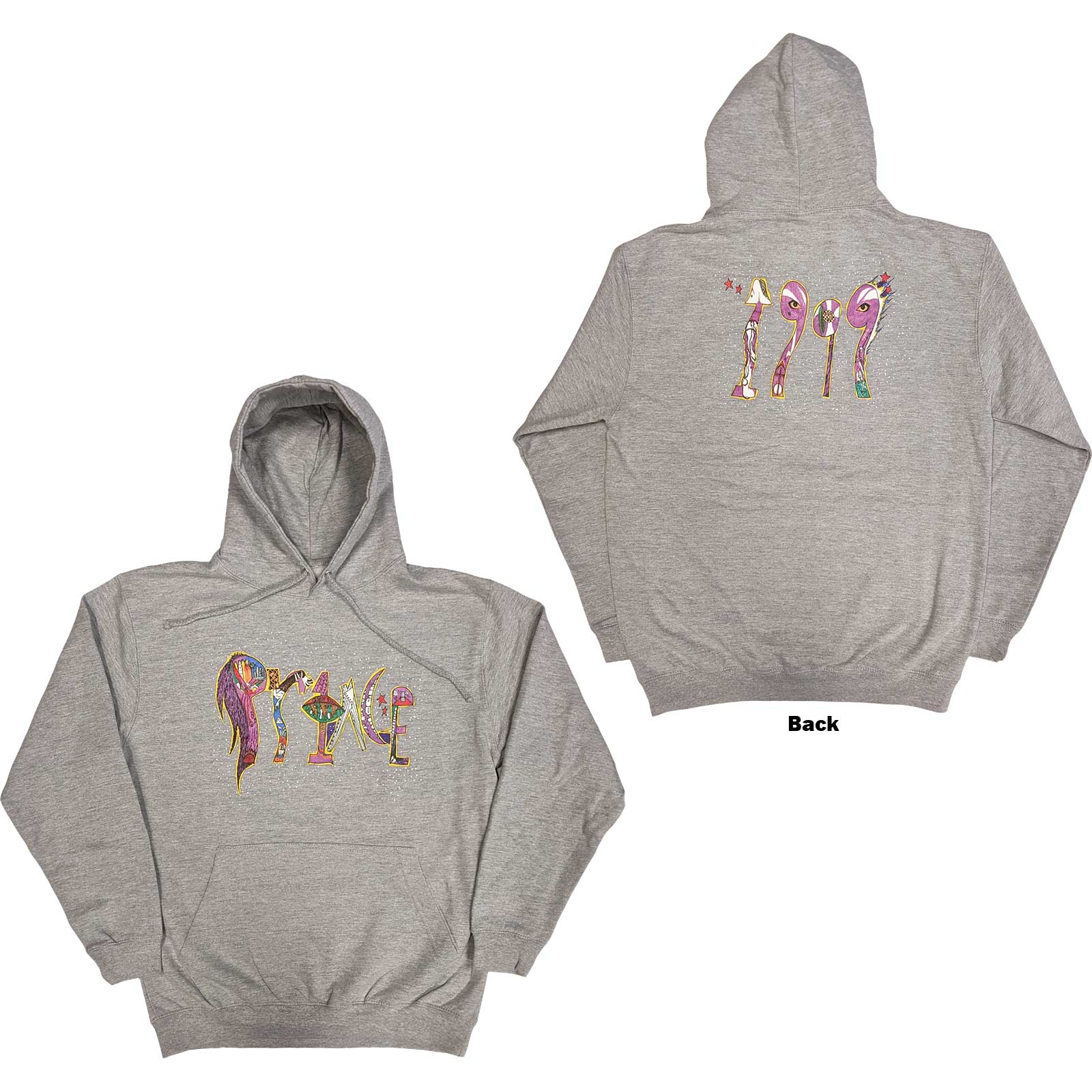 Prince Unisex Pullover Hoodie: 1999 (Back Print) (XX-Large)