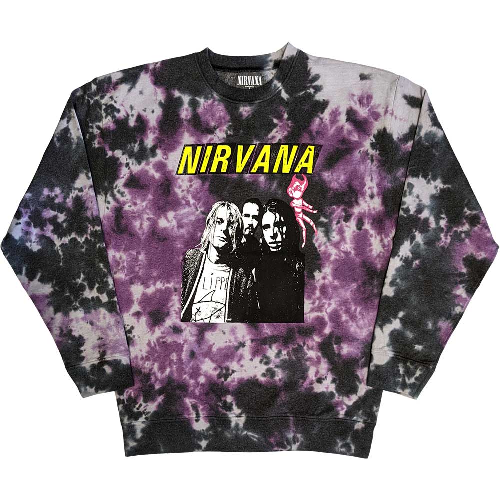 Nirvana Unisex Sweatshirt: Flipper (Wash Collection) (X-Large)