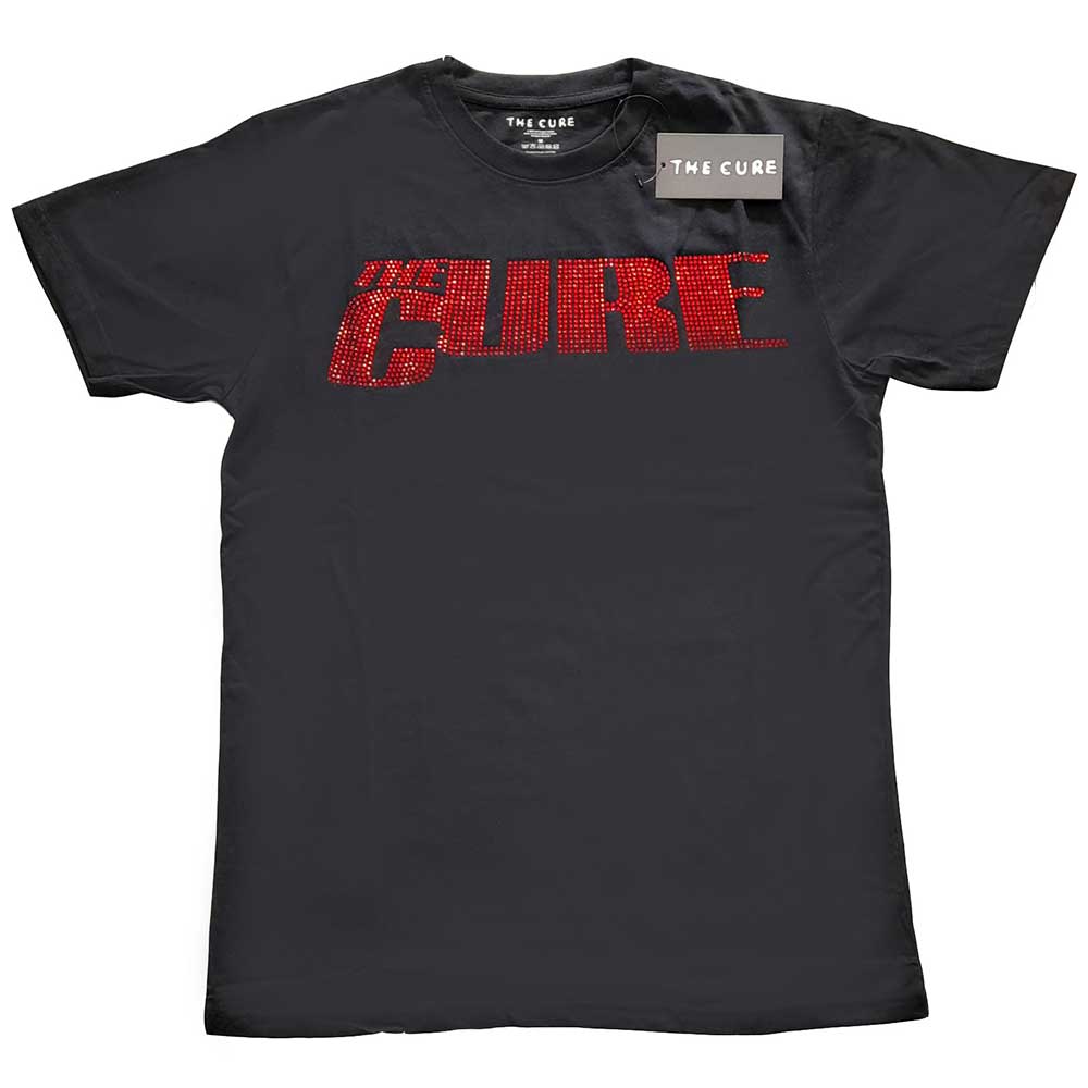 The Cure Unisex T-Shirt: Logo (Diamante) (Large)