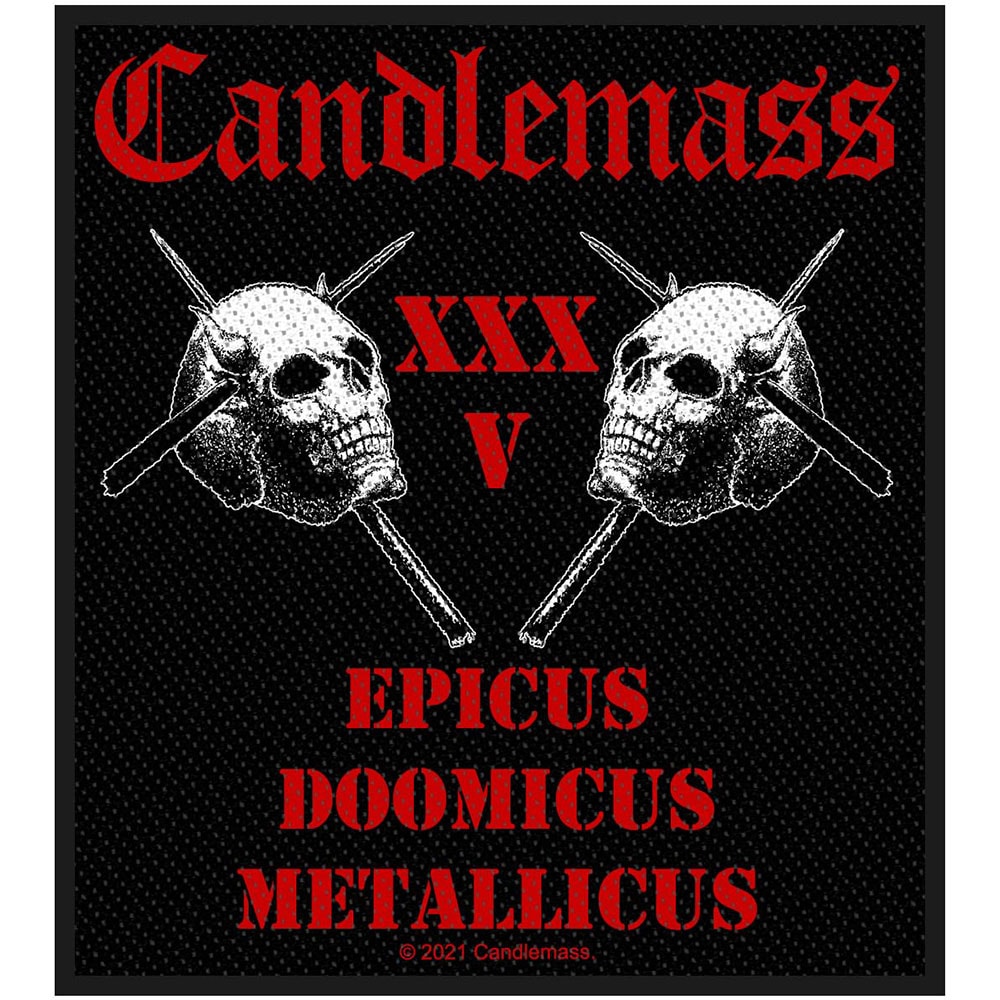 Candlemass Standard Patch: Epicus 35th Anniversary