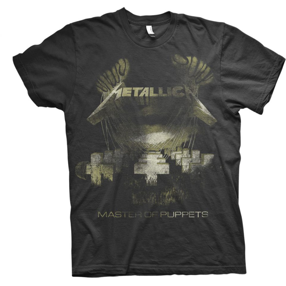 Metallica Unisex T-Shirt: Master of Puppets Distressed (X-Large)