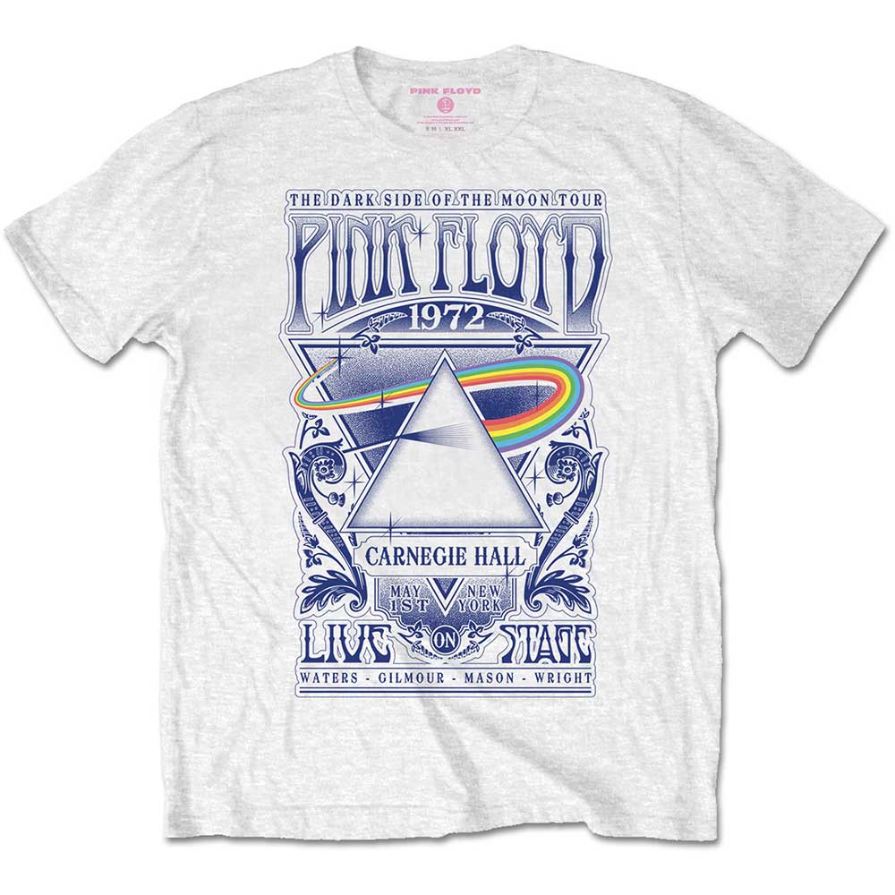 Pink Floyd Unisex T-Shirt: Carnegie Hall Poster (Plus Sizes) (XXX-Large)