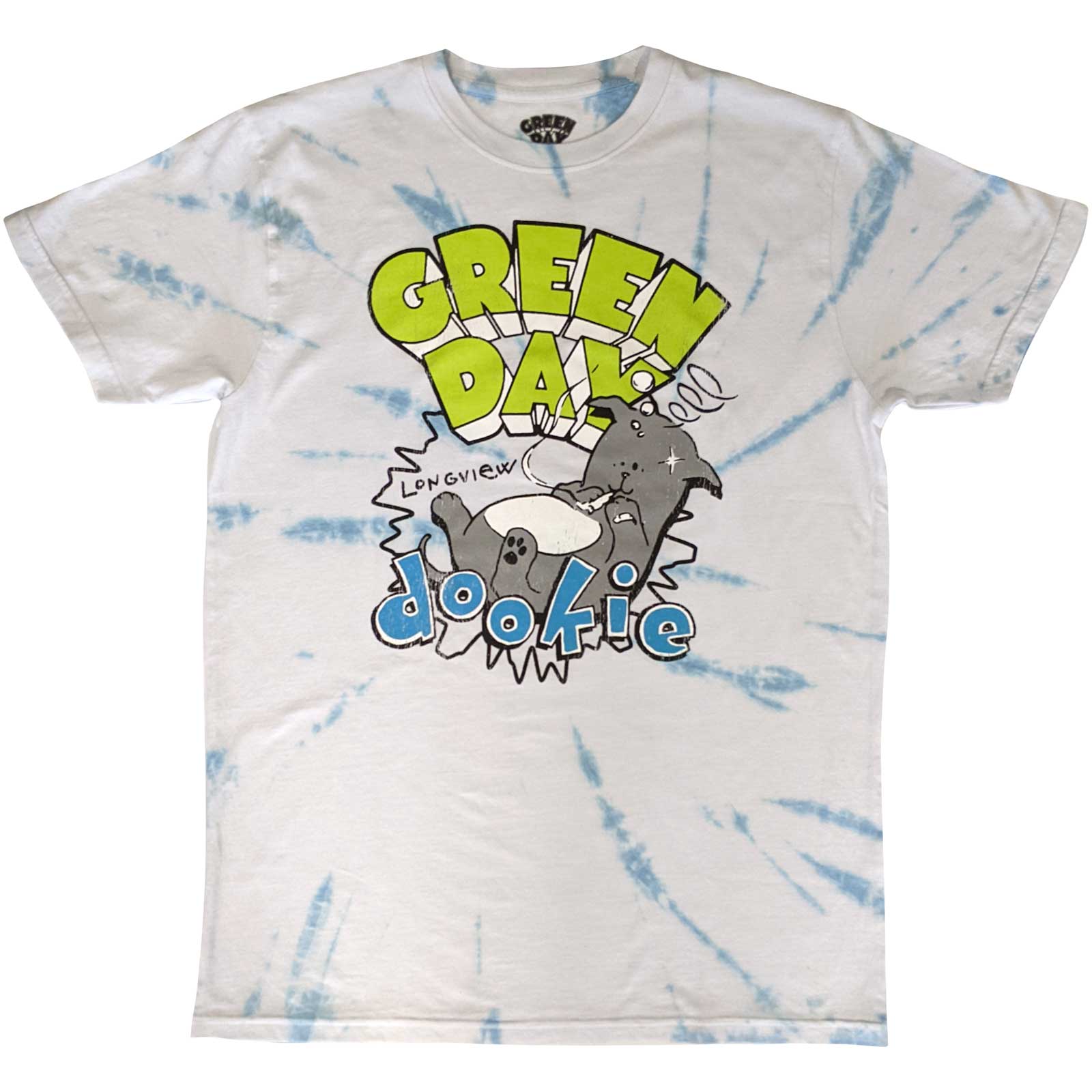 Green Day Unisex T-Shirt: Dookie Longview (Wash Collection) (Medium)