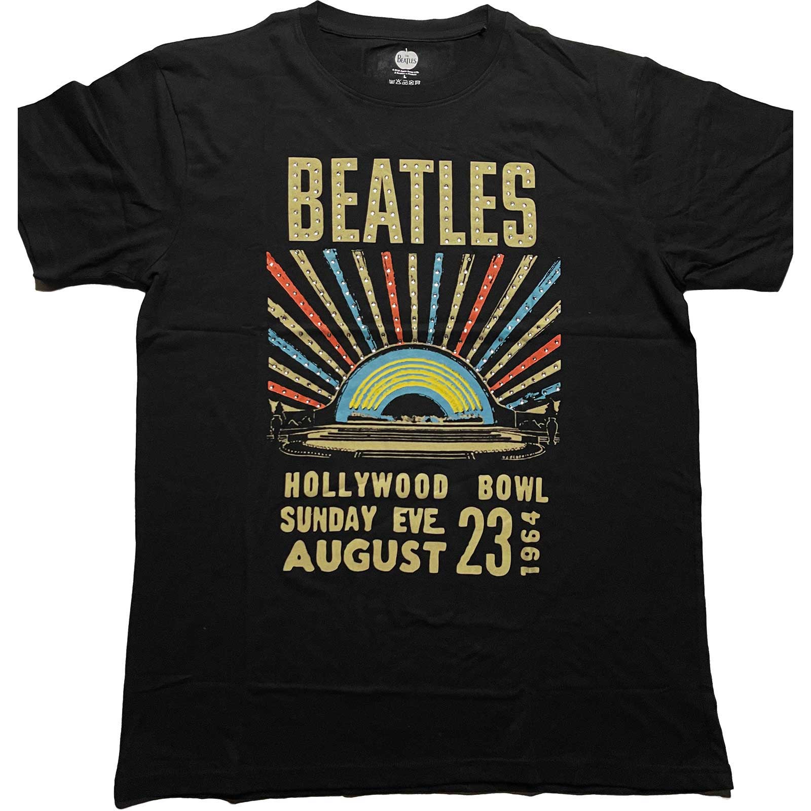 The Beatles Unisex T-Shirt: Hollywood Bowl (Diamante) (X-Large)