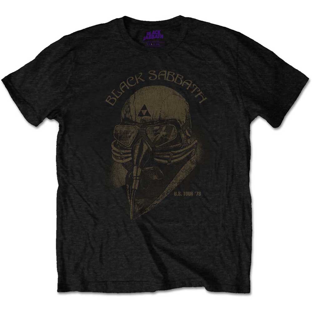 Black Sabbath Unisex T-Shirt: US Tour 1978 (Plus Sizes) (XXXXX-Large)