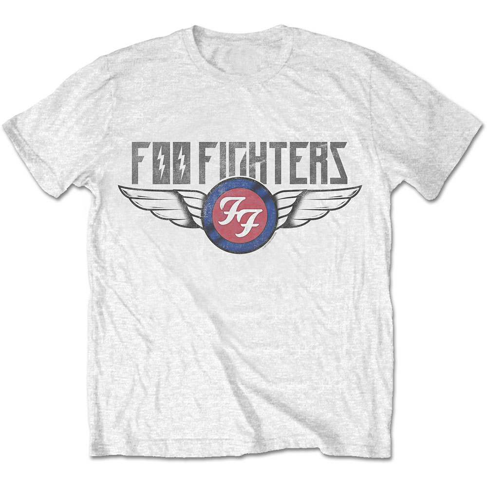 Foo Fighters Unisex T-Shirt: Flash Wings (Plus Sizes) (XXXXX-Large)