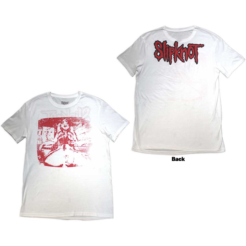 Slipknot Unisex T-Shirt: Chair Graphic (Back Print) (X-Large)