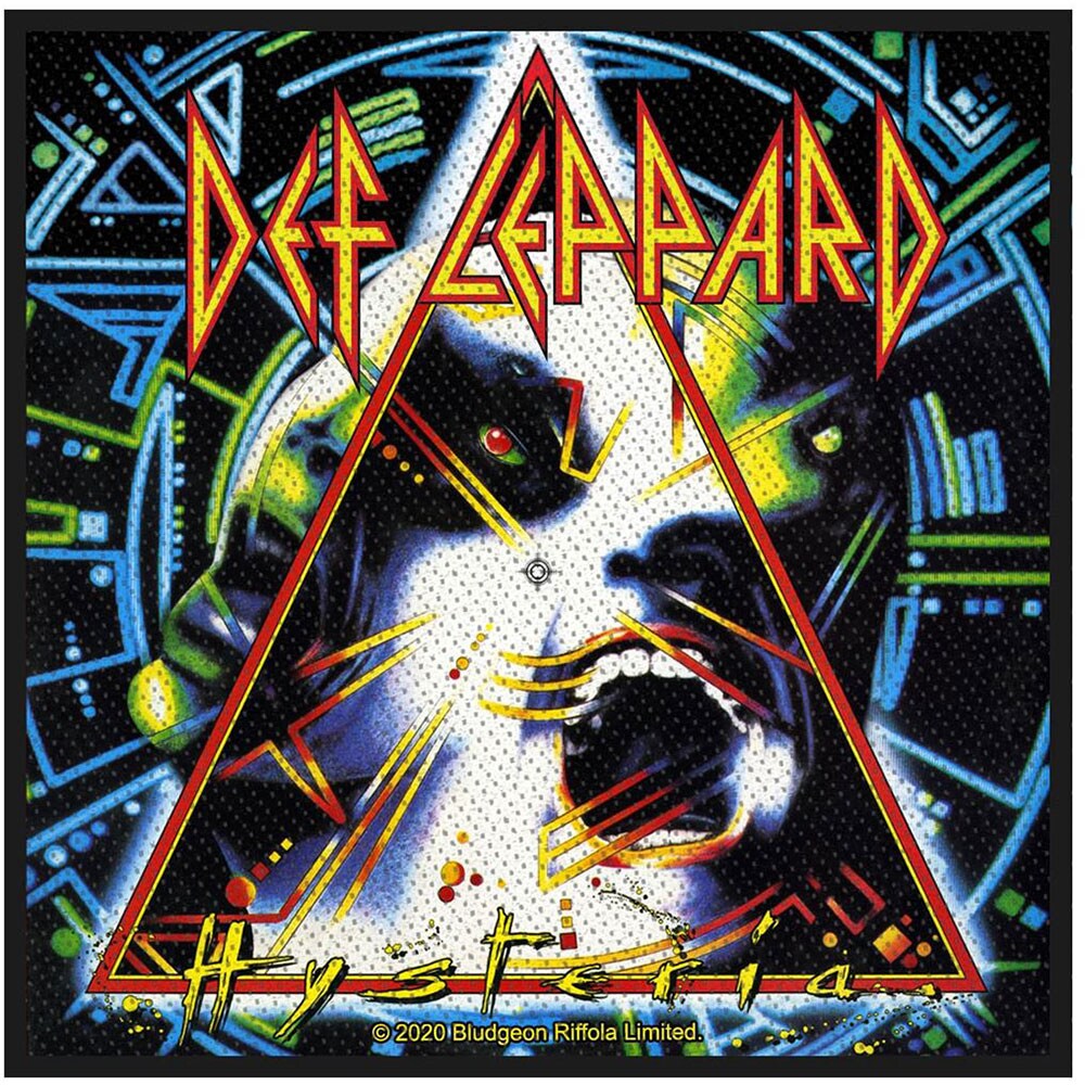 Def Leppard Standard Patch: Hysteria