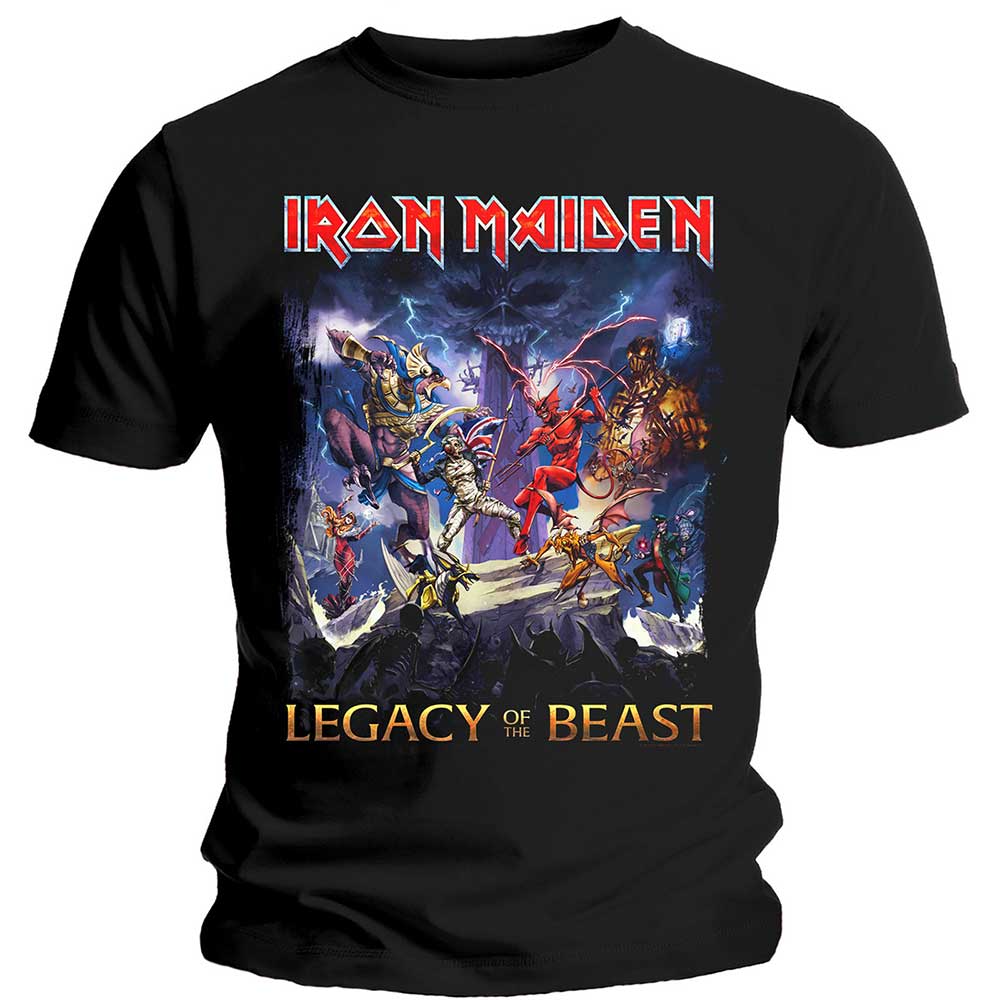 Iron Maiden Unisex T-Shirt: Legacy of the Beast (Medium) - 2