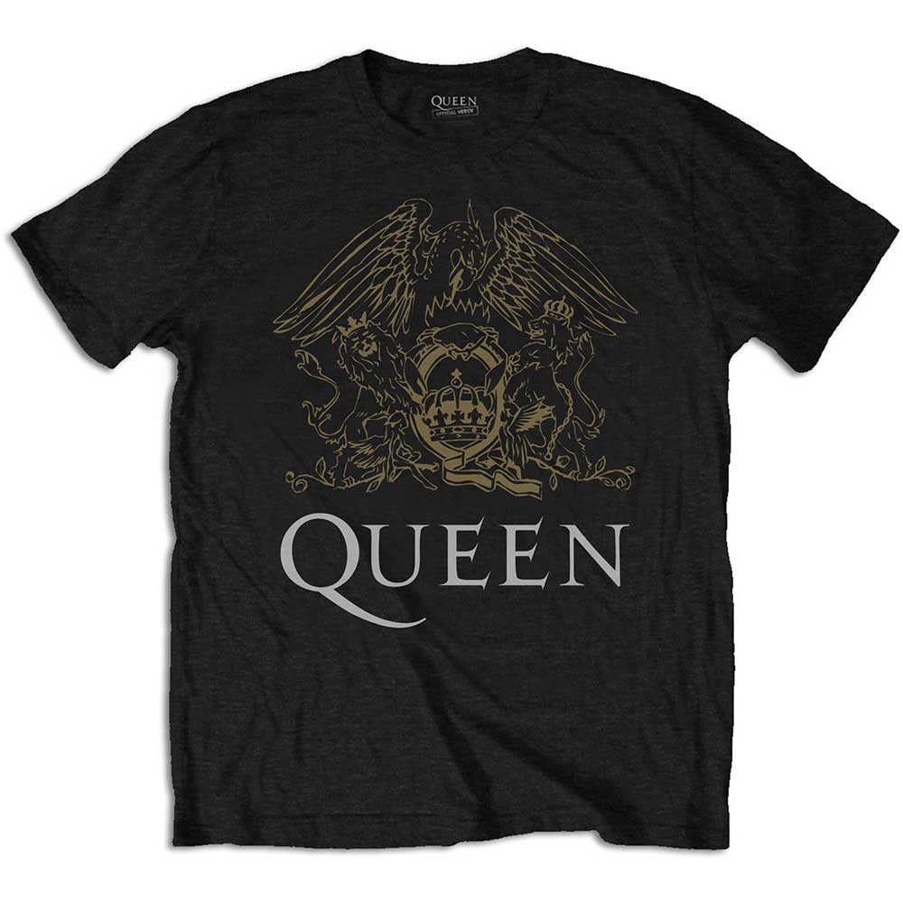 Queen Unisex T-Shirt: Crest (Medium) - 2