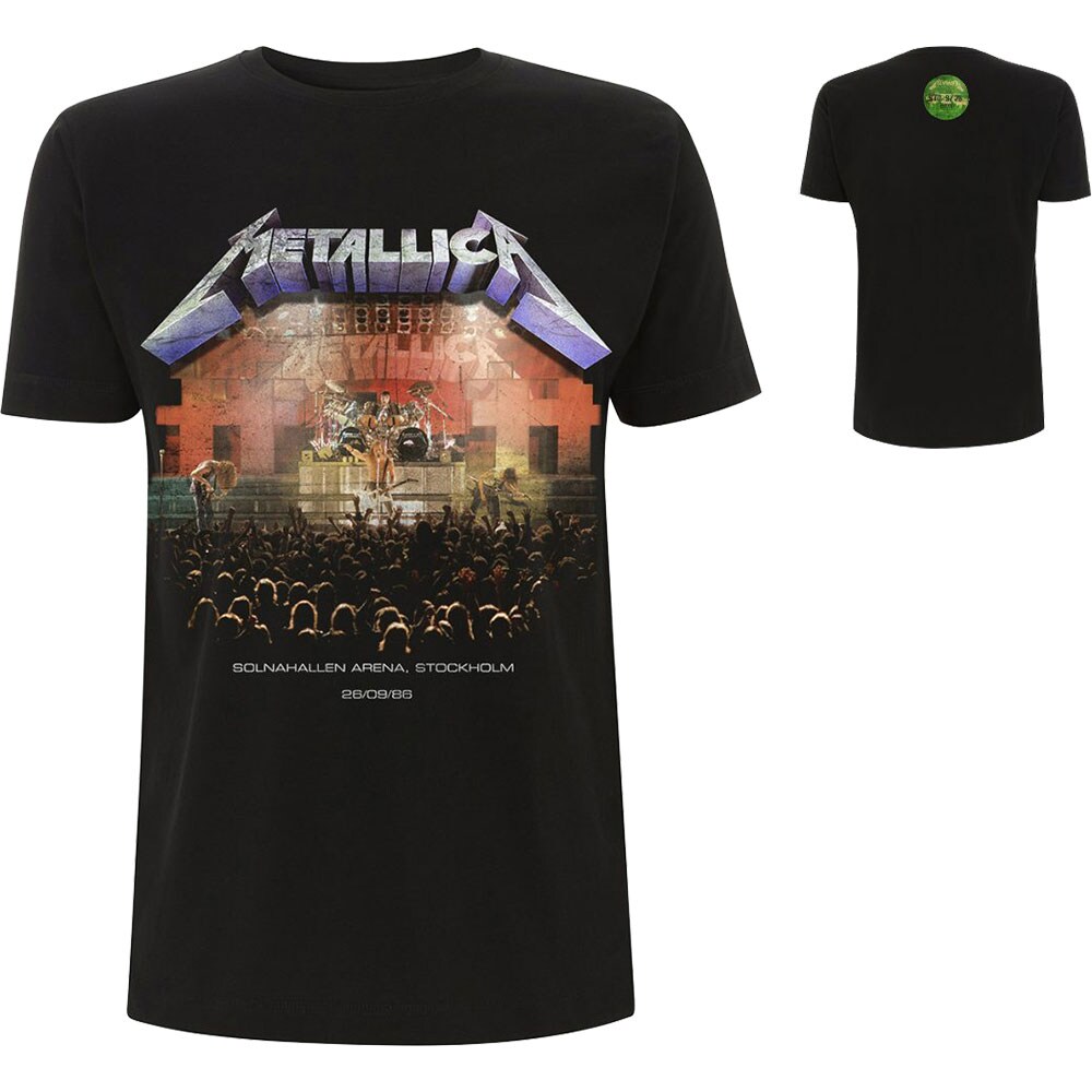 Metallica Unisex T-Shirt: Stockholm '86. (Back Print) (XX-Large)
