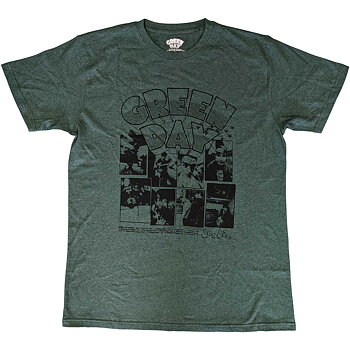Green Day Unisex T-Shirt: Dookie Frames (Medium)