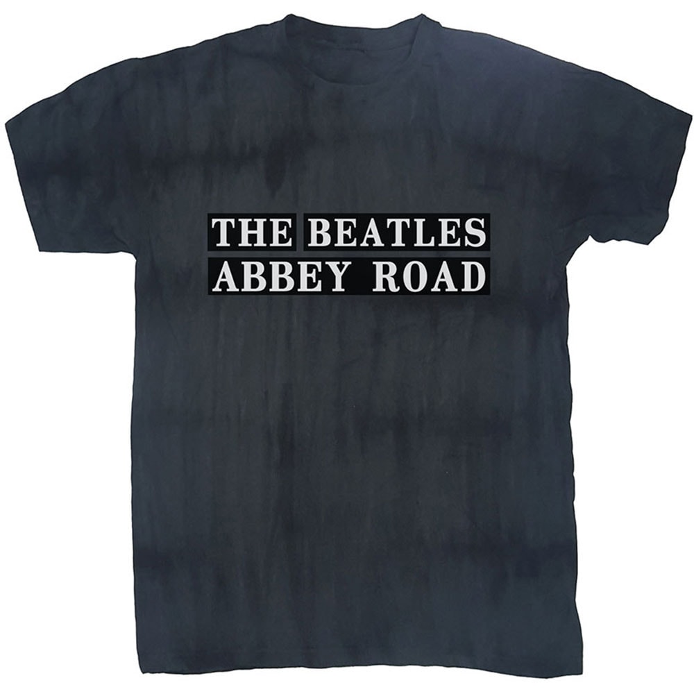 The Beatles Unisex T-Shirt: Abbey Road Sign (Dip-Dye) (XX-Large)
