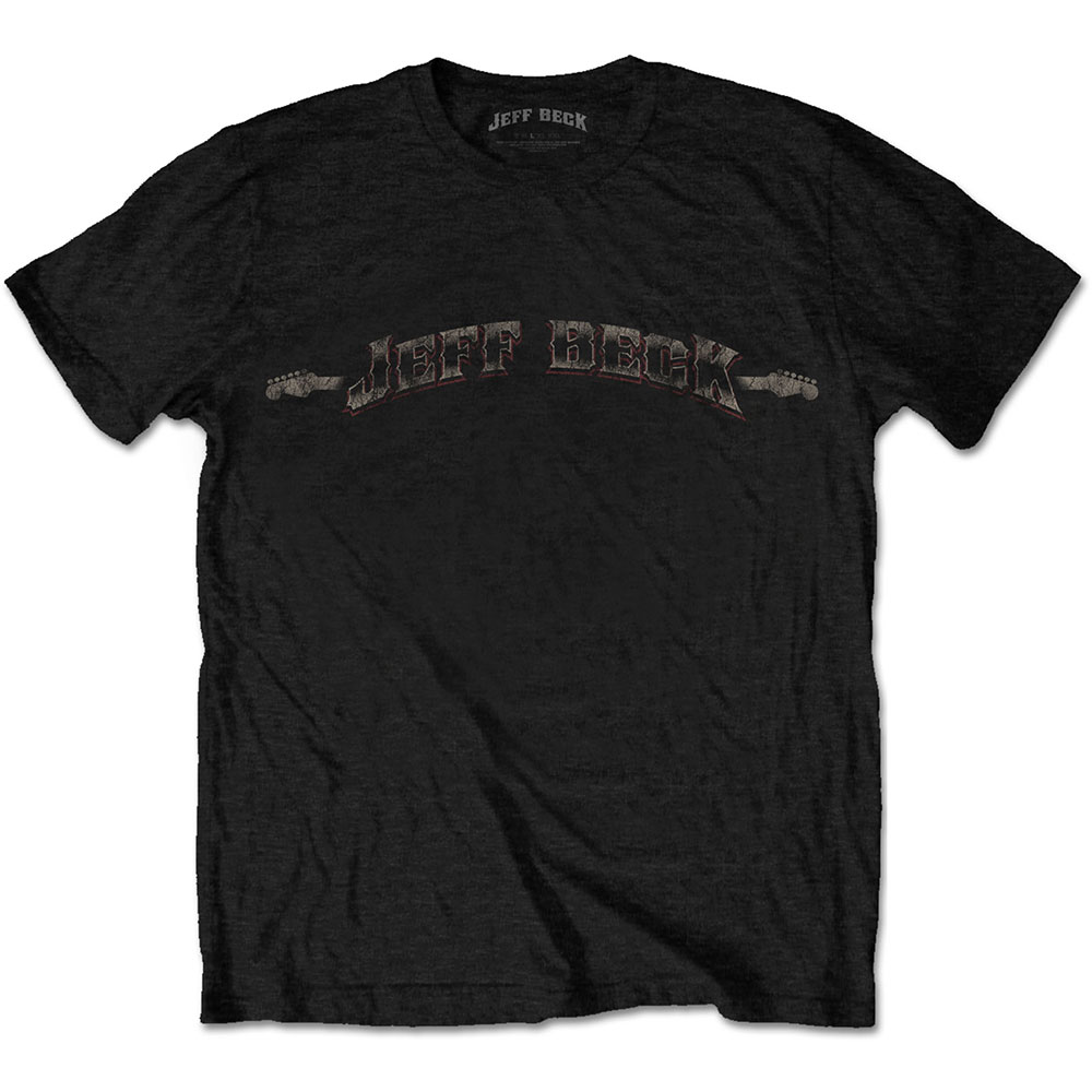 Jeff Beck Unisex T-Shirt: Vintage Logo (Medium)