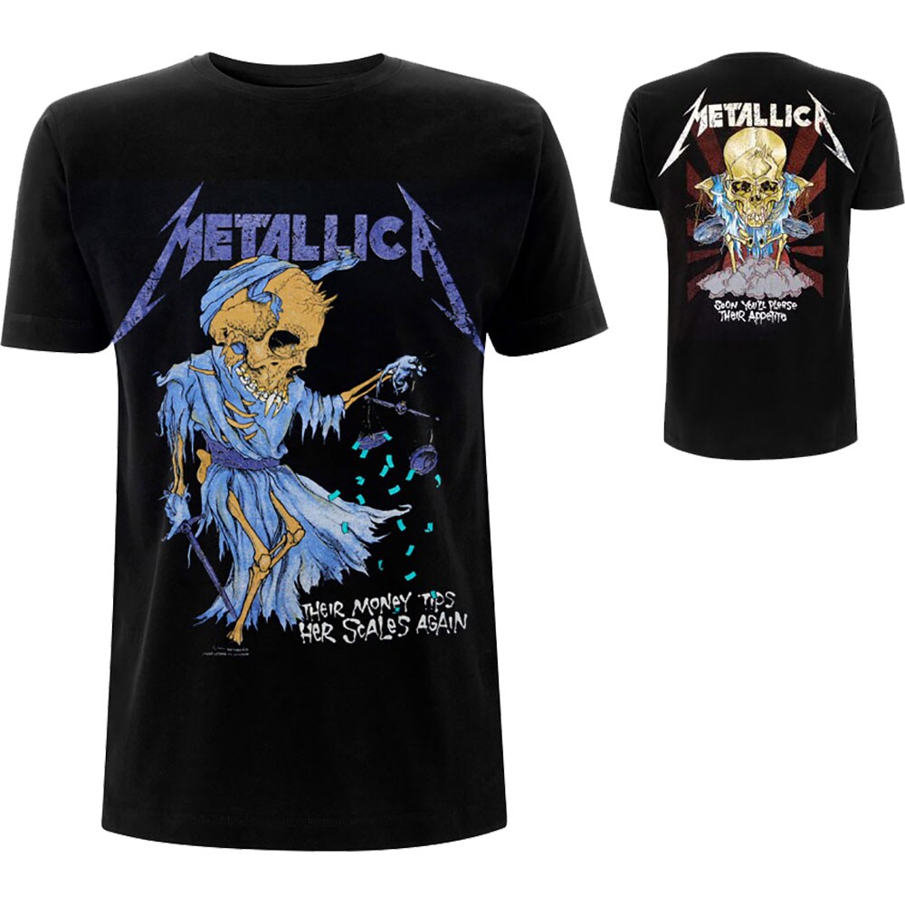 Metallica Unisex T-Shirt: Doris (Back Print) (Medium)