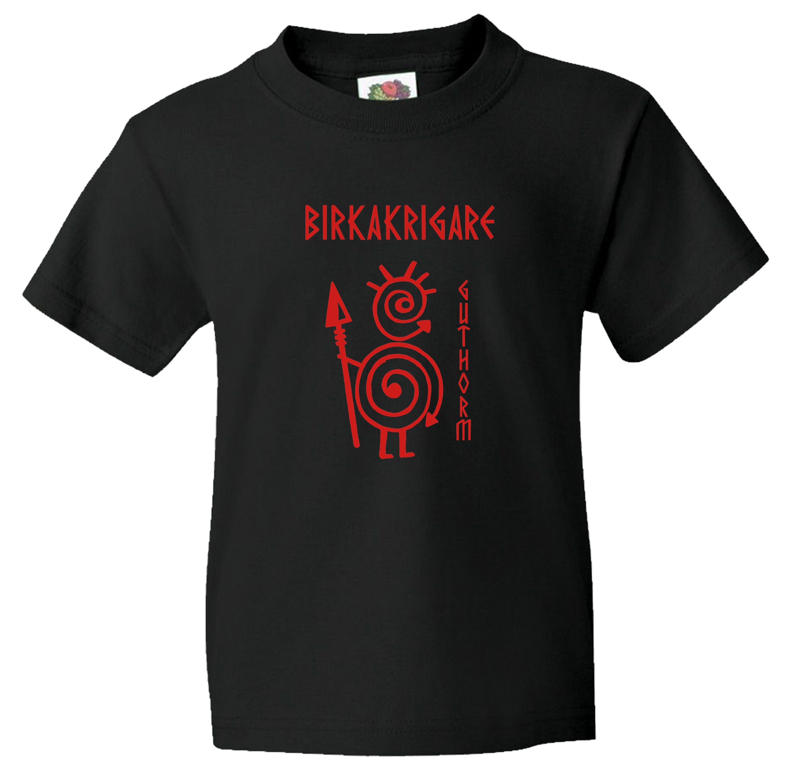 Barn t-shirt: Birkakrigare - Guthorm - Viking Art Kollektion (12-13 år)